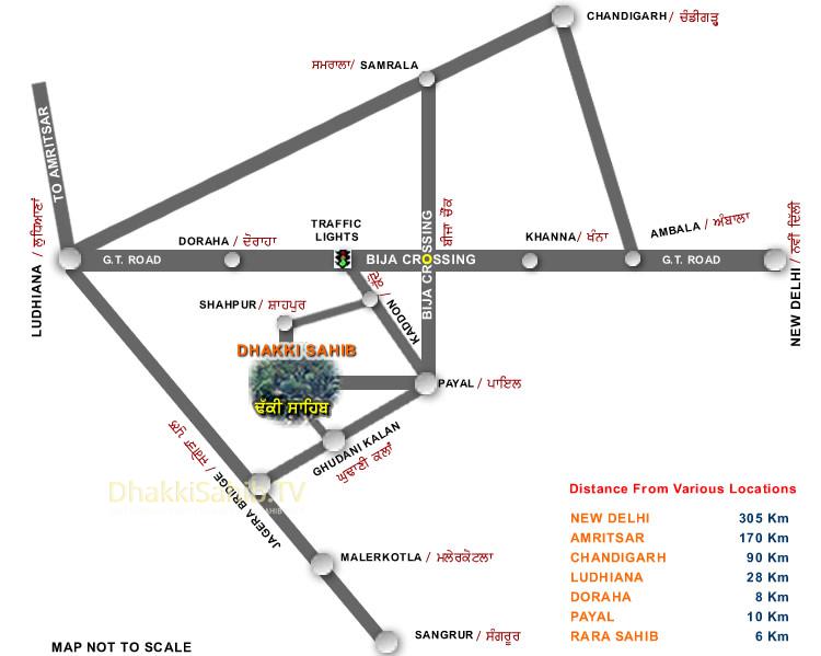 Dhakki Sahib location map